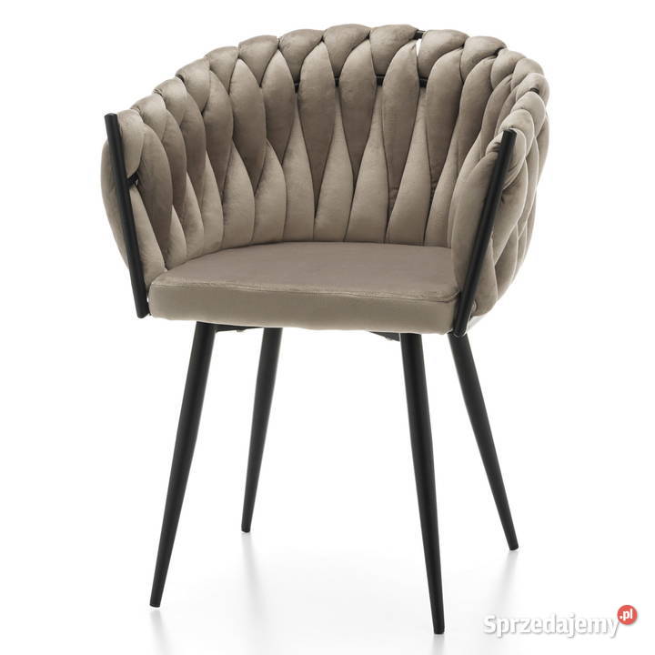Ceimnobeżowe Krzesło Latina Wysyłka 24H Dostawa wielkopolskie Tarchały Małe
