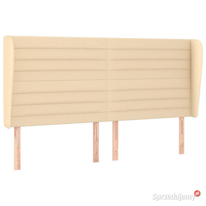 Zagłówek uszak kremowy 203x23x118128 tkanina Warszawa