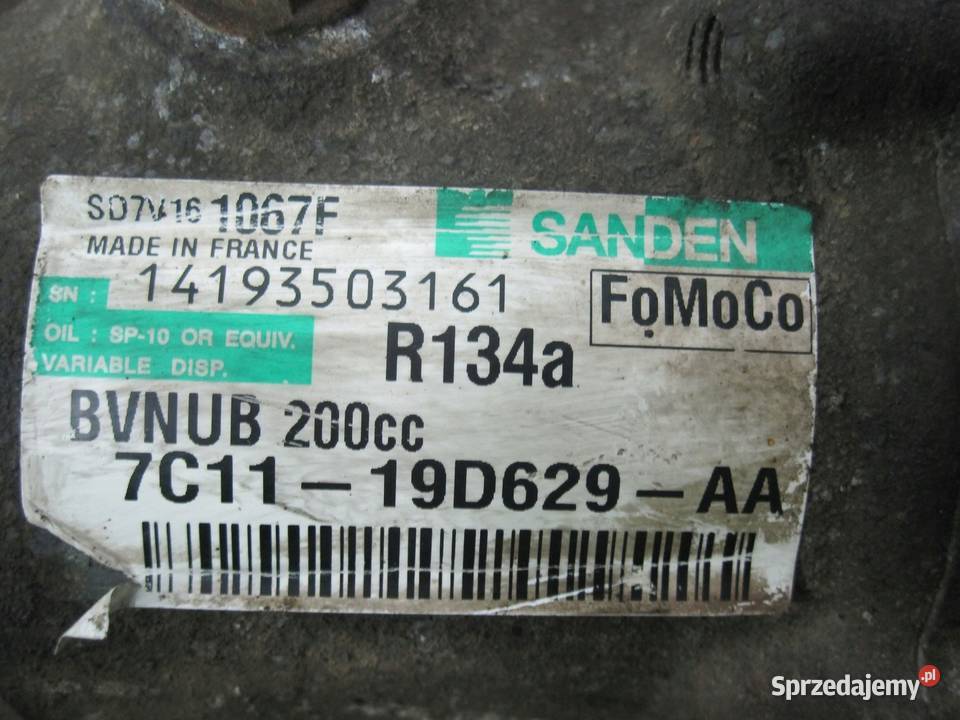 TRANSIT 22 TDCI SRFA SRFB 115 sprężarka Kielce