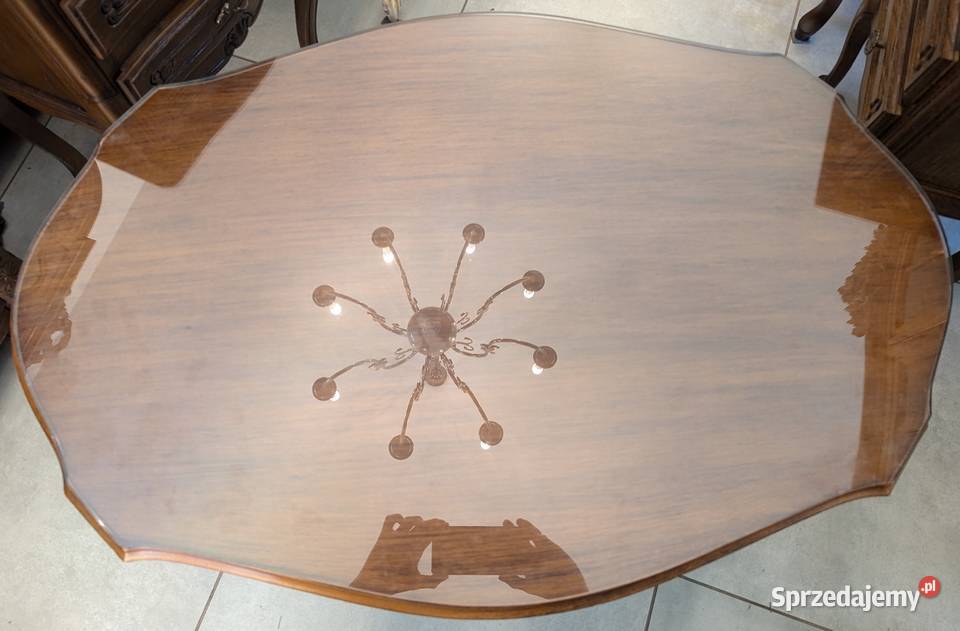 Piękny stolik ludwikowski orzech sklep Dąbrowa Dąbrowa Górnicza