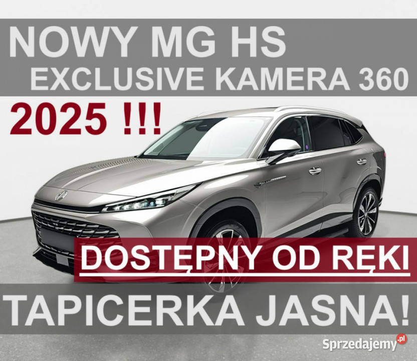 MG HS Nowy MG HS Exclusive 170 Automat Kamera elektrochrom. lusterka boczne
