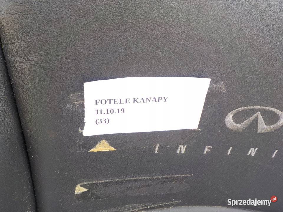 FOTEL PASAŻERA PRAWY INFINITI FX3545 1 Nowy Tomyśl