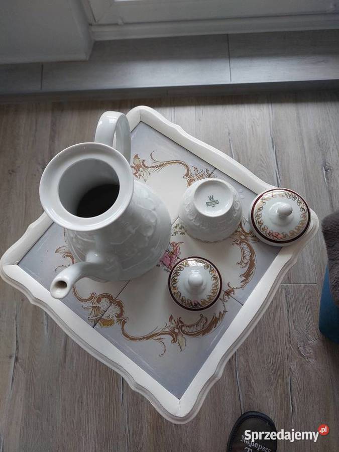 Dzbanek i cukierniczka porcelana Bavaria dolnośląskie
