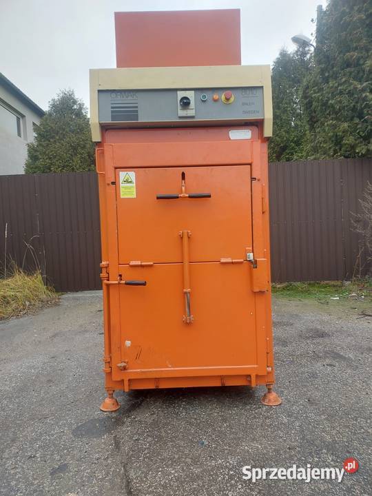 Belownica zgniatarka prasa do foli kartonu Drzewica