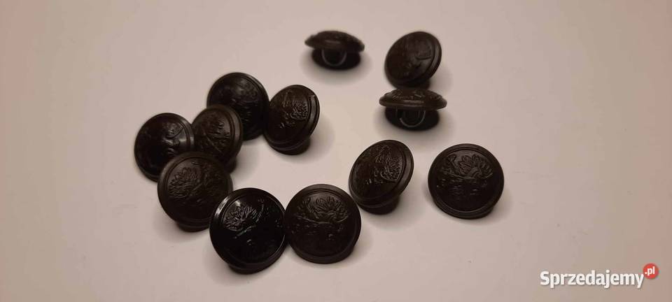guziki do munduru wojskowego 12 średnica 15 mazowieckie