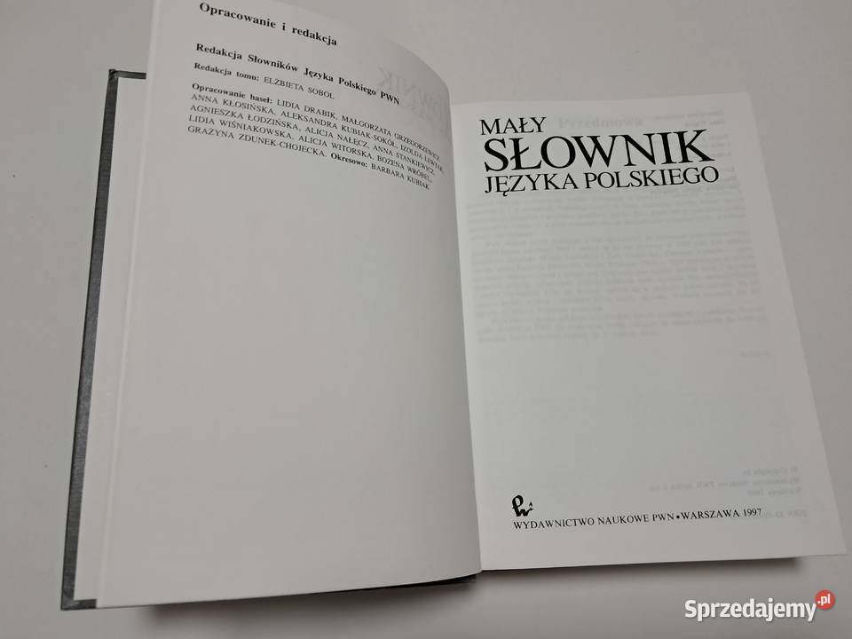 Książka Mały słownik języka polskiego 1997 r do sprzedam
