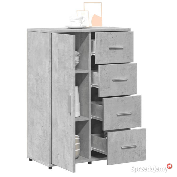 Szafki 2 szarość betonu 60x31x84 WM3276591 mazowieckie Warszawa