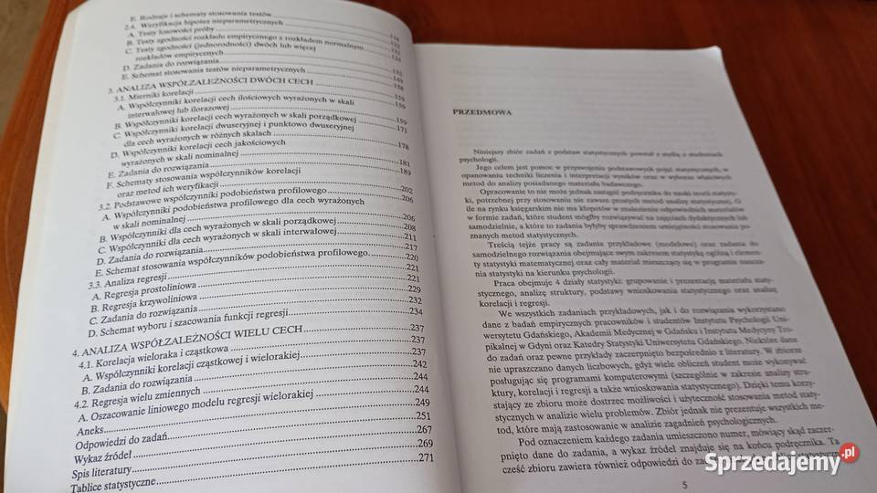 Podstawy metod statystycznych psychologów ISBN 8370178391 Gdańsk