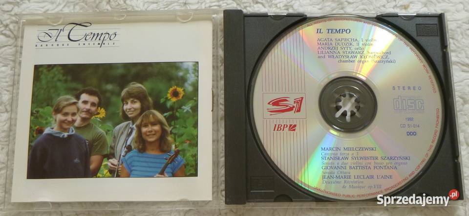 Płyta CD orkiestra barokowa Il Tempo 1 płyta Muzyka Warszawa