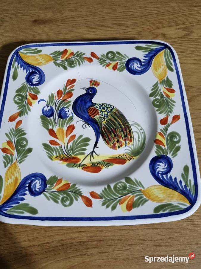 Talerz Dekoracyjny Kolekcjonerski Quimper