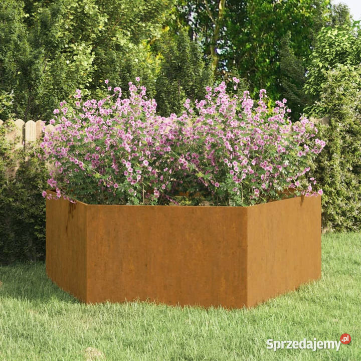 Donica rdzawa 138x120x45 stal kortenowska Warszawa