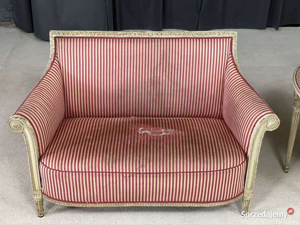 Sofa fotel i stolik w stylu Ludwika XVI do Budno