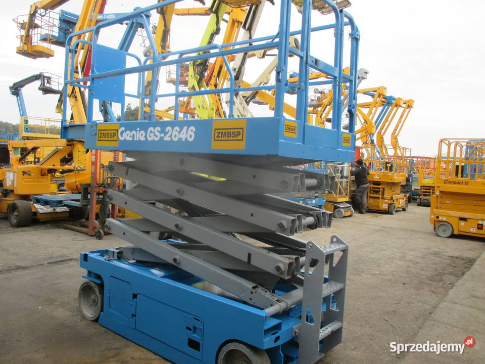 Podnośnik nożycowy zwyżka 10 m Genie GS2646 NOWE Pleszew