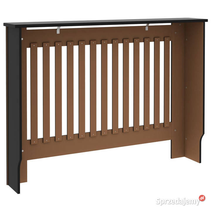 Osłona na kaloryfer czarna 112x19x815 MDF Warszawa