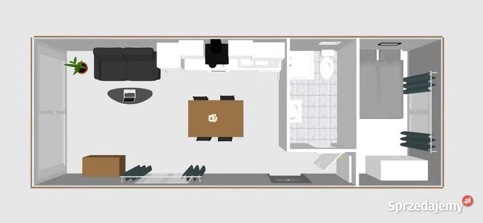 Dom mobilny pod klucz całoroczny Milano 35m2 sprzedam