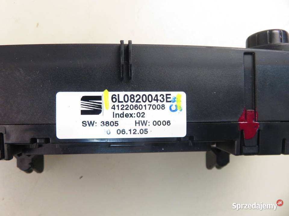 KLIMATRONIK SEAT IBIZA III 6L1 6L0820043E