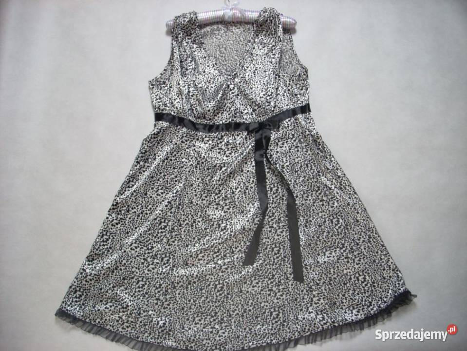 SUKIENKA CzarnoBiała elegancka j NOWA 42 44 Nowy Sącz