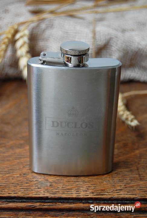 Piersiówka Duclos Napoleon stal nierdzewna 3fl Lublin
