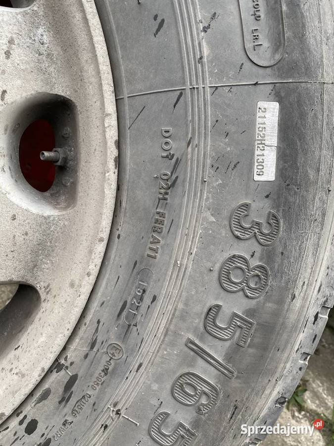 Koła naczepa alufelgi prawie nowe opony Motoryzacja Żmigród