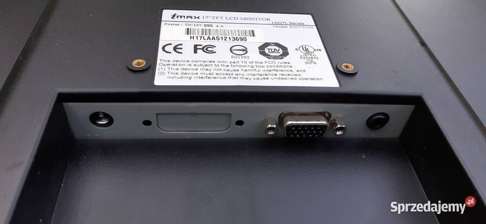 Monitor LED 14 z głośnikami do komputera maszyny Tuszkowo