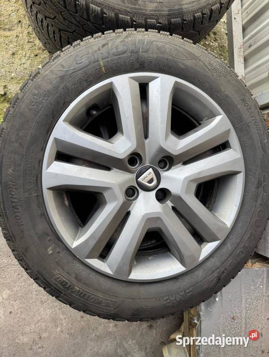 Felgi Dacia z oponami zimowymi 16 kujawsko-pomorskie Świecie