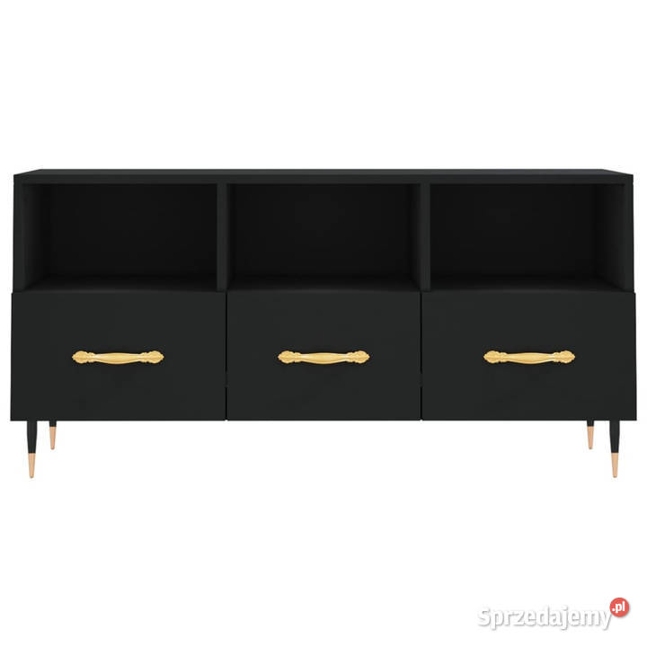 Szafka pod TV czarna 102x36x50 materiał mazowieckie Warszawa