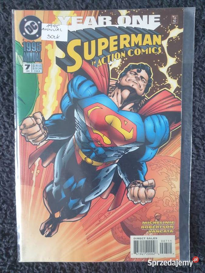 Superman Annual zestaw 7 komiksów DC USA lata