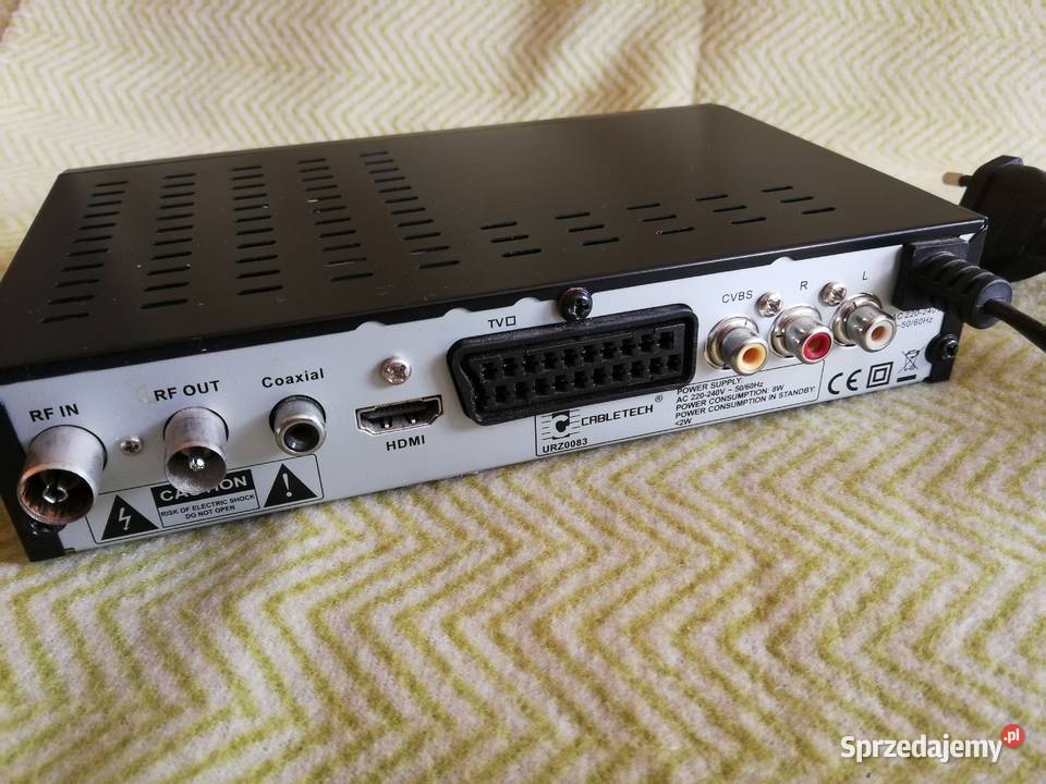 Dekoder Tuner Cabletech Pilot Odtwarzacz USB Tunery