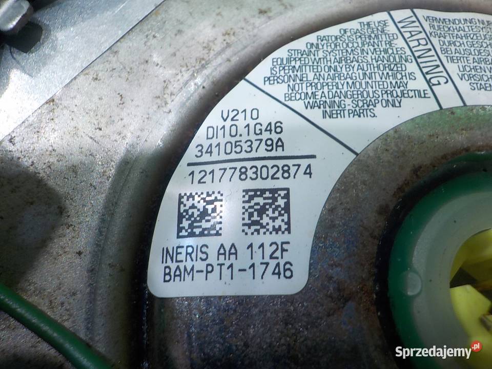 NISSAN JUKE I F15 15 DCI 12r 5D AIRBAG poduszka Suków