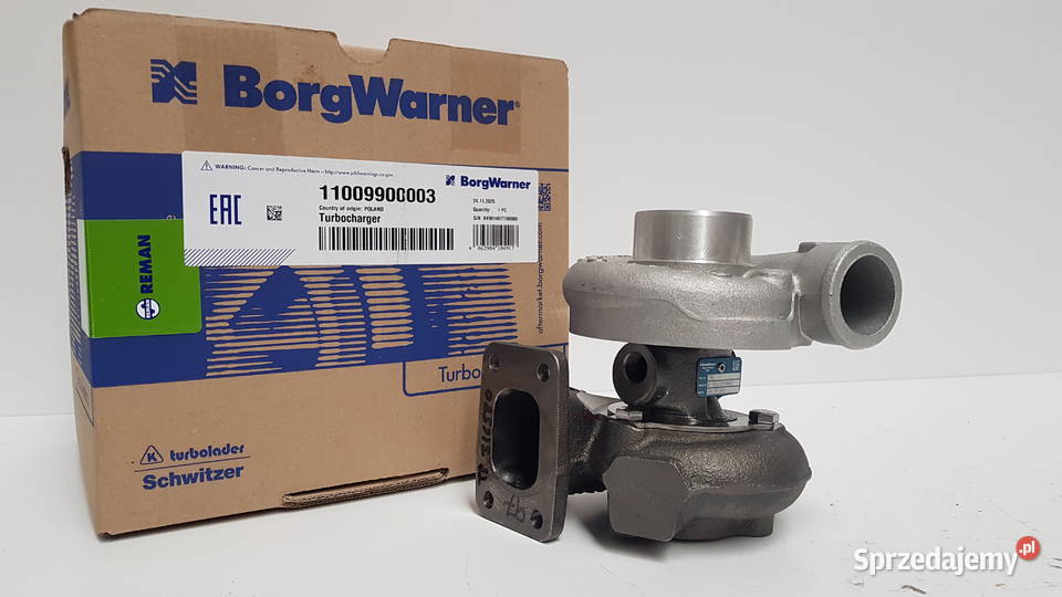 Turbosprężarka BorgWarner KKK Oryginal Reman Siedlce