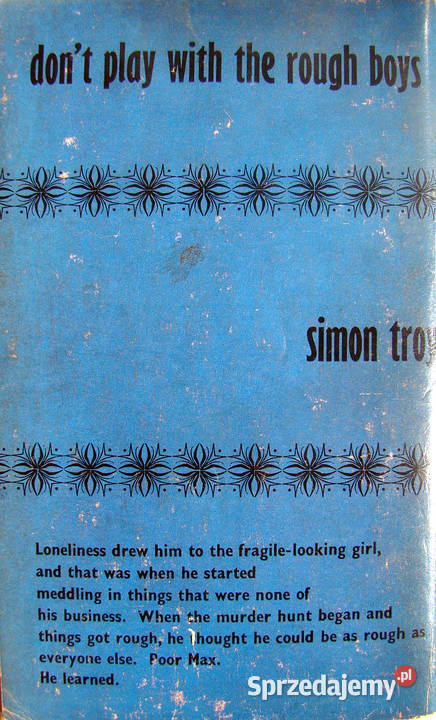 Dont Play with the Rough Boys Simon Troy małopolskie Limanowa