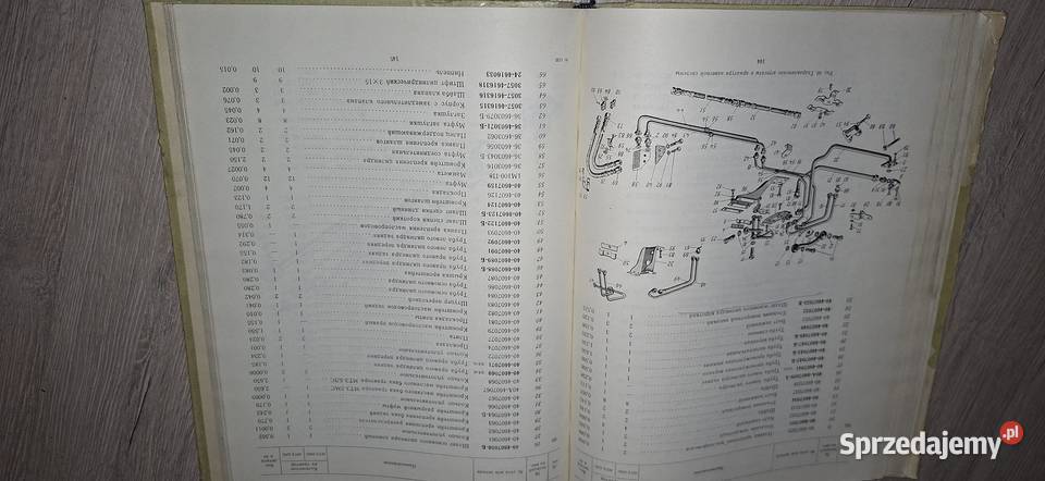 Katalog zapasowych części traktorów Białoruś