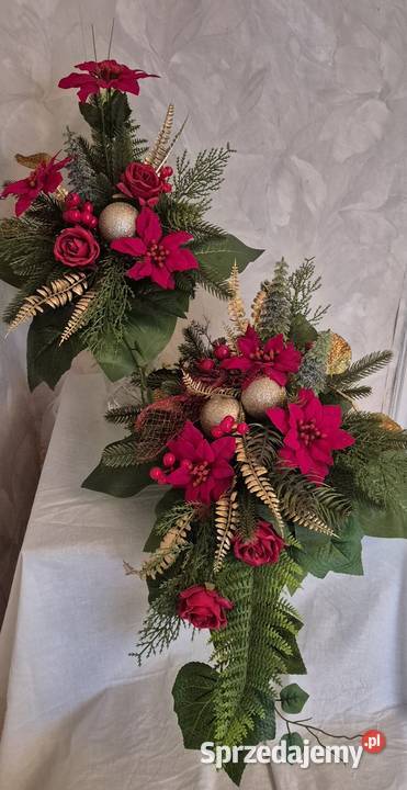Dekoracja nagrobna świąteczna Komplet Pleszew