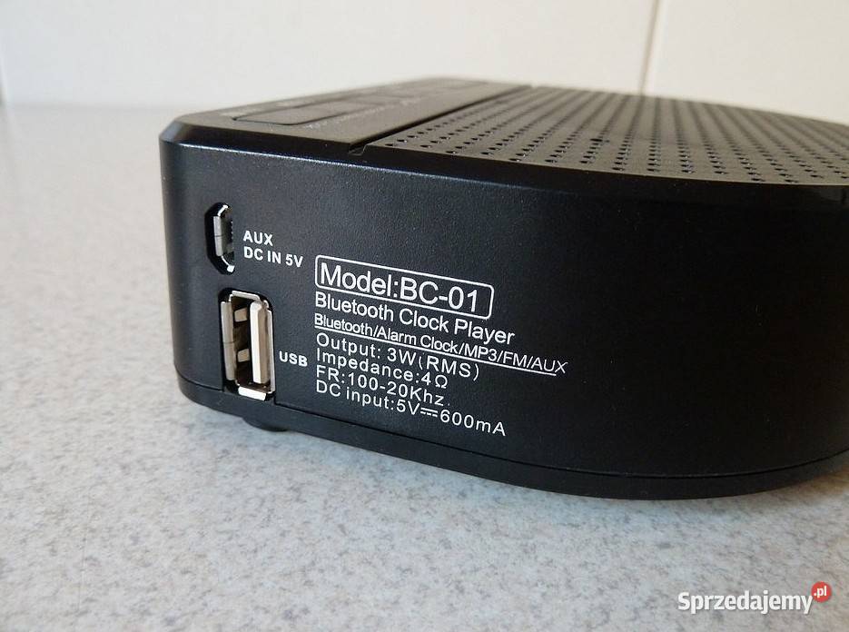 RadioZegarBudzik Bluetooth Clock Player ro podkarpackie