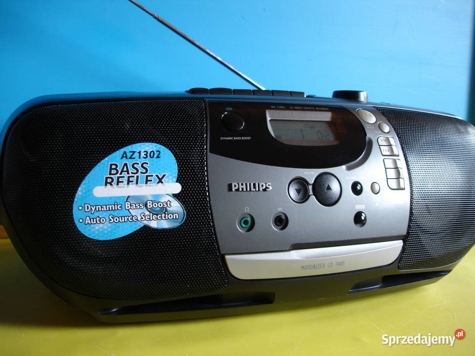 Radiomagnetofon z CD PHILIPS AZ1302 Radioodtwarzacze Zielona Góra