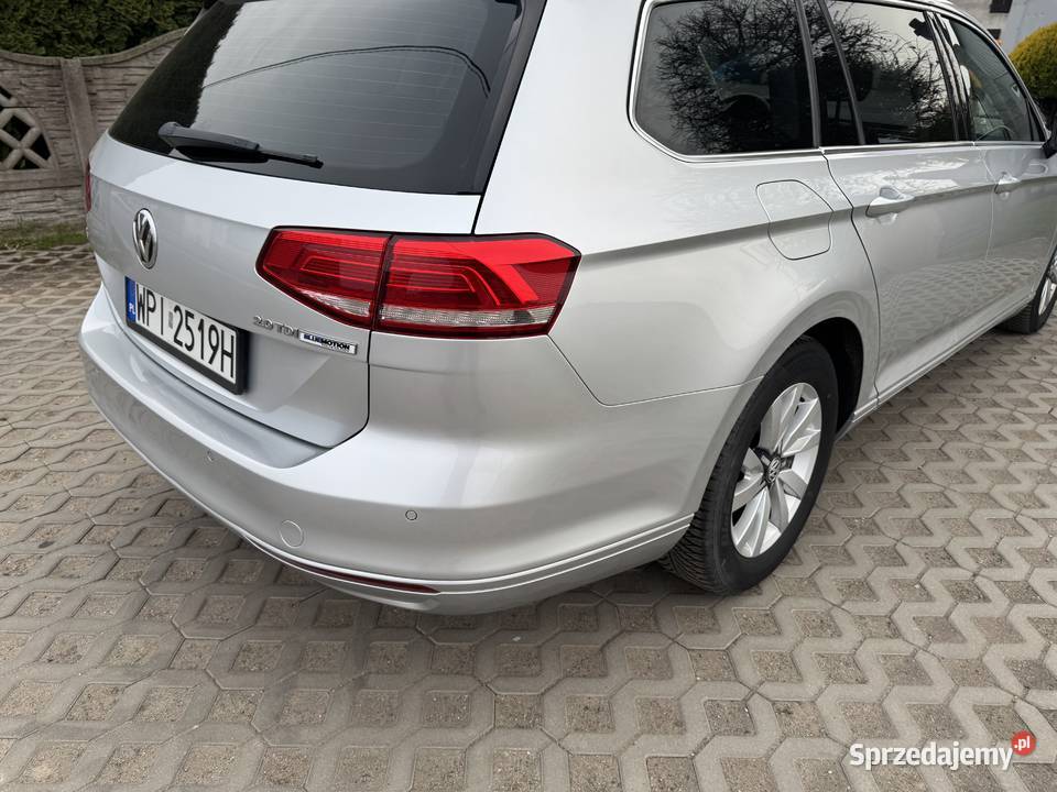 Volkwagen Passat B8 20 TDI 150 bez Adblue Rok produkcji 2017 wielkopolskie Brudzew