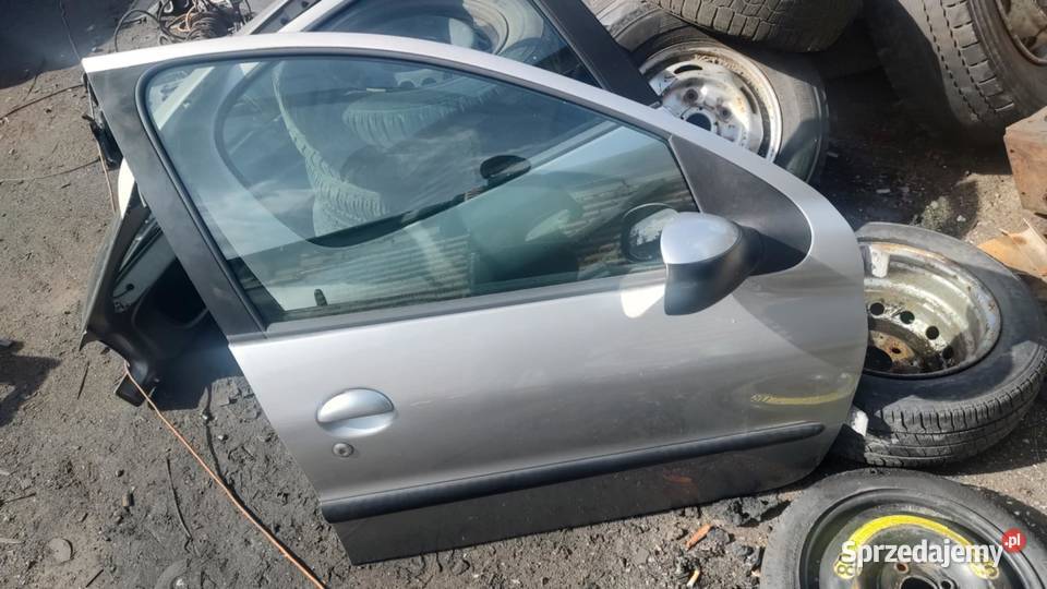 Drzwi prawe przód przednie tył tylne Peugeot 206 osobowe Części samochodowe Książ Wielkopolski