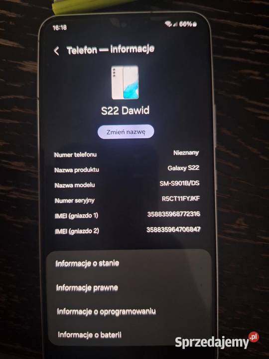Samsung S22 5G 128GB Telefony komórkowe Kalisz