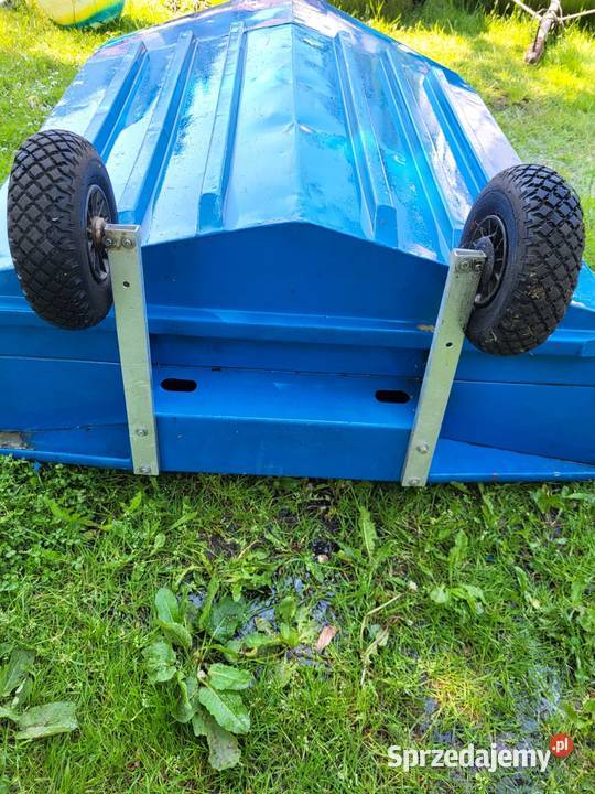 Aluminiowa szeroka stabilnaŁódź łódka wędkarska Wędkarstwo Barlinek