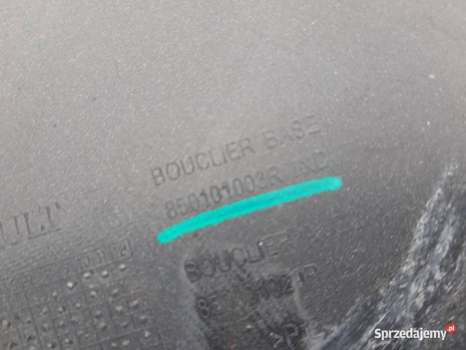 RENAULT ZOE ZDERZAK TYŁ TYLNY 850101003R Karoseria Części Trzciel