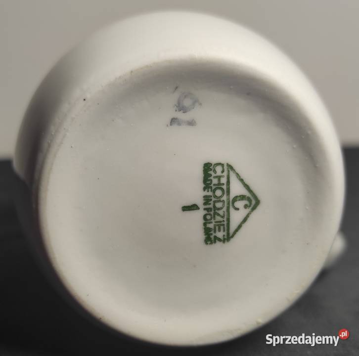 Unikat Porcelana Chodzież Made in Poland Dzbanek Warszawa
