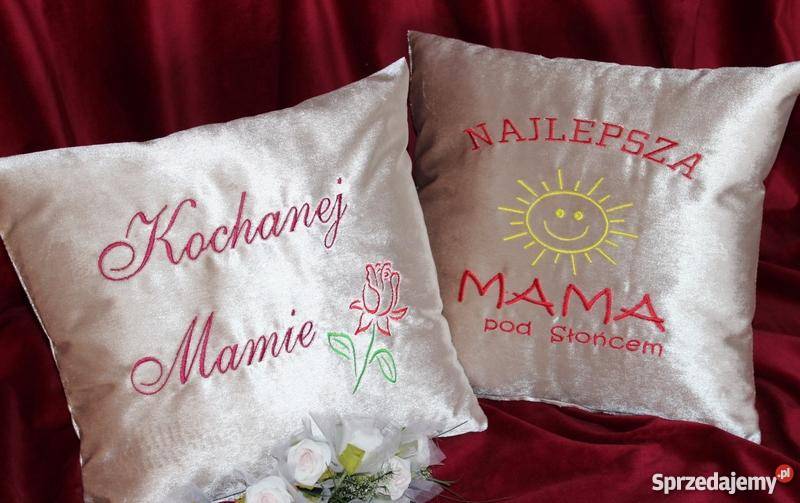 Prezent Poduszka na Dzień MAMTKI MAMY TATY inny kolor