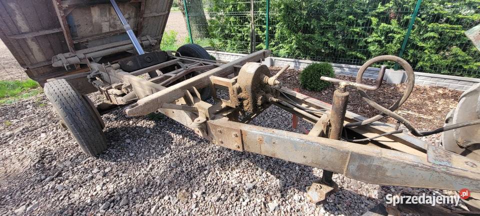 wywrotka 1osiowa 3stronna hydrauliczna
