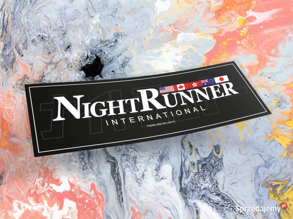 Naklejka K13 NIGHTRUNNER 12 x 4 drift slap 11 naklejki Choroszcz