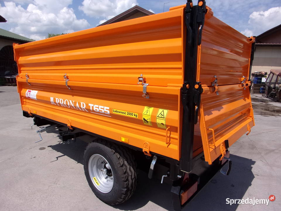 Przyczepa jednoosiowa 25tony T655 PRONAR Opoczno