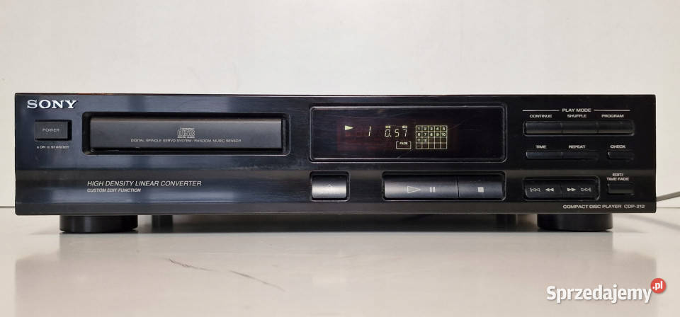 SONY odtwarzacz kompaktowy CD player CDP 212 Międzychód sprzedam
