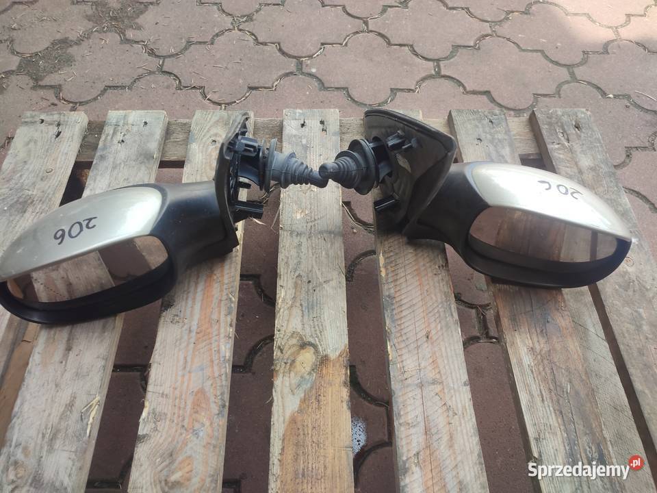 Peugeot 206 lusterka lewe prawe manualne kpl Rok produkcji 2002 Przytyk