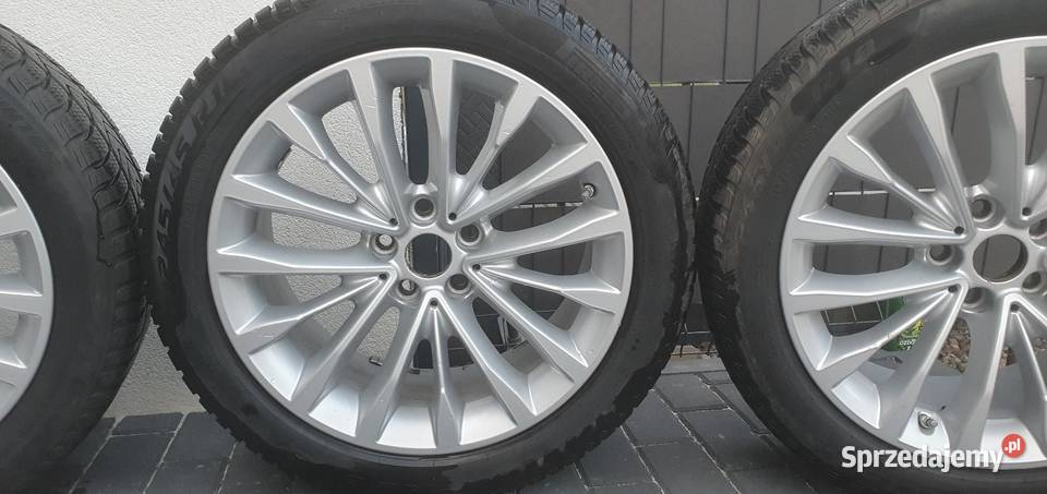 4x 18 5x112 ET 30 8Jx18H2 Alufelgi opony zimowe wielkopolskie Pobiedziska sprzedam