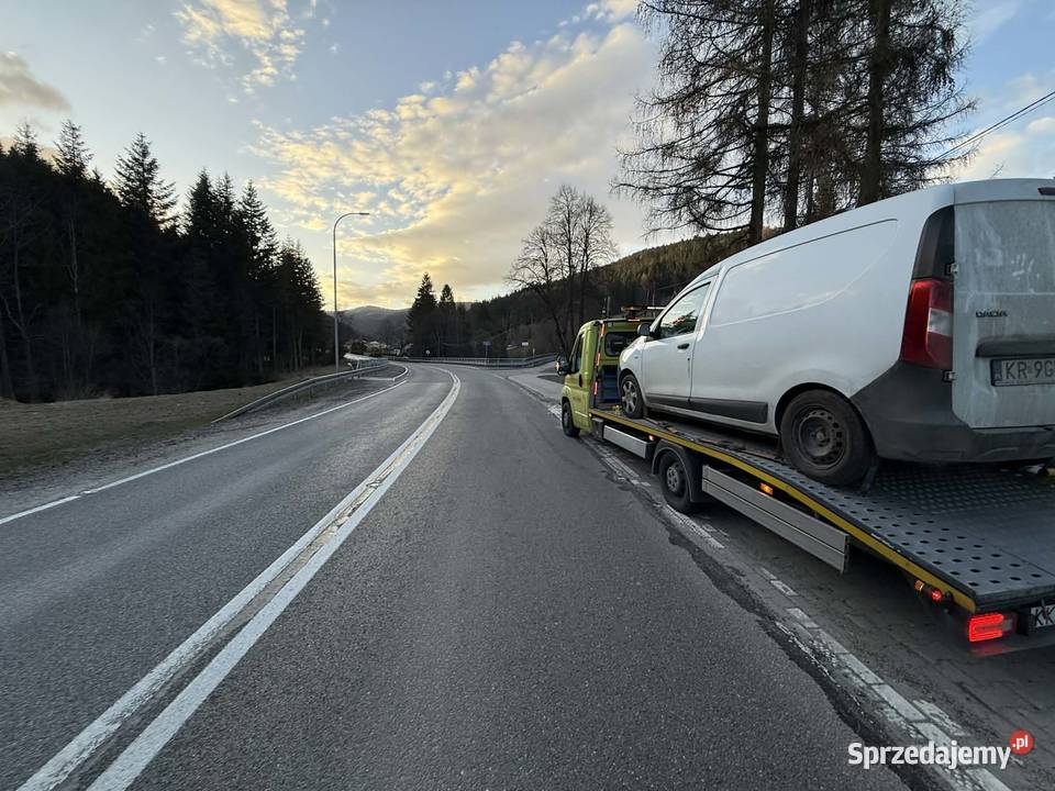 Pomoc drogowa Kraków 247 A4 S7 S52 Laweta szybki małopolskie