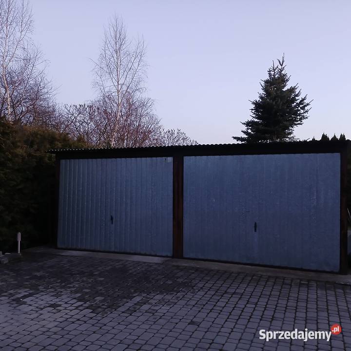 Blaszak w ocynku 6x6m bramy unoszone do góry